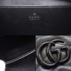 Gucci Shoulder Bag GG Marmont Small So Black Leather — view 6