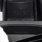 Gucci Shoulder Bag Super Fadja Black GG Supreme Canvas Leather Silver — view 6