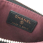 Chanel Wallet Coin Purse Black Gold Fragment Case Card Case Classic — view 6