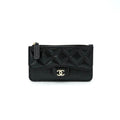 Chanel Wallet Coin Purse Black Gold Fragment Case Card Case Classic