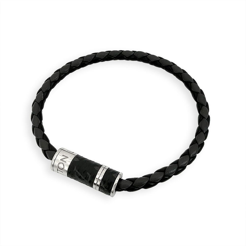 Louis Vuitton Monogram Eclipse Bra Braid It Bra Bracelet