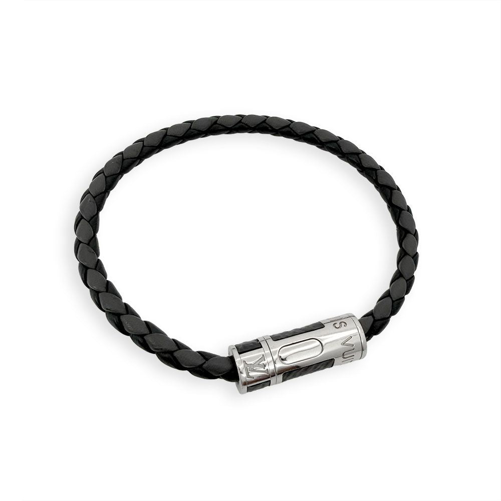 Louis Vuitton Monogram Eclipse Bra Braid It Bra Bracelet — view 2
