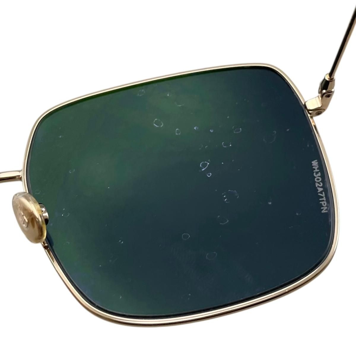 Dior Sunglasses Square Metal Blue Gold Eyewear — view 6