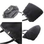 Prada Vintage Tessuto Tote Bag Nylon Black — view 8
