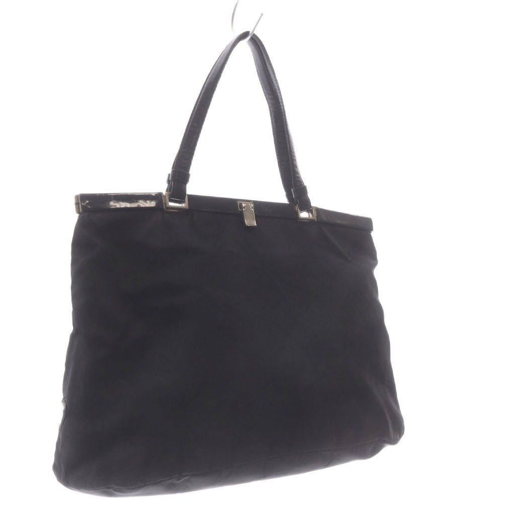 Prada Vintage Tessuto Tote Bag Nylon Black — view 5