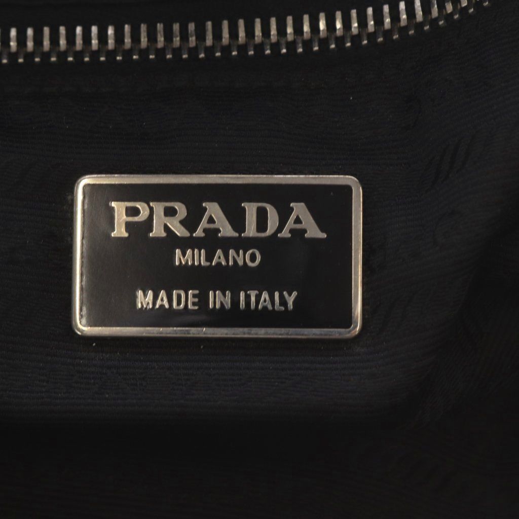 Prada Vintage Tessuto Tote Bag Nylon Black — view 3