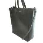 Celine Small Vertical Cabas 2-Way Handbag Shoulder Cowhide Leather Vintage Logo — view 2