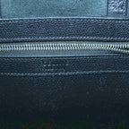 Celine Small Vertical Cabas 2-Way Handbag Shoulder Cowhide Leather Vintage Logo — view 4