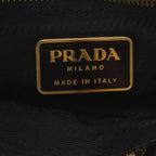 Prada Tote Bag Triangular Plate Nylon Black — view 3