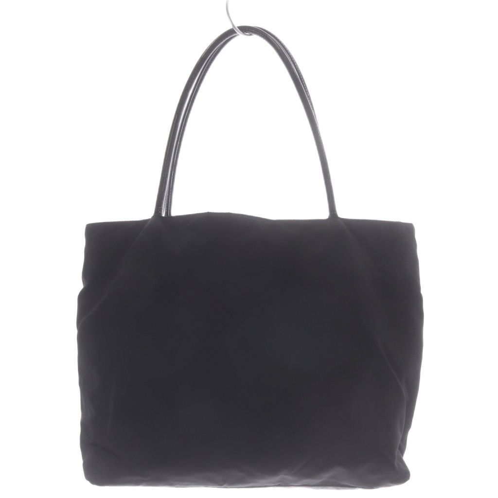 Prada Tote Bag Triangular Plate Nylon Black — view 2
