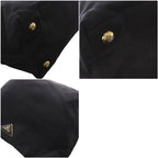 Prada Tote Bag Triangular Plate Nylon Black — view 8