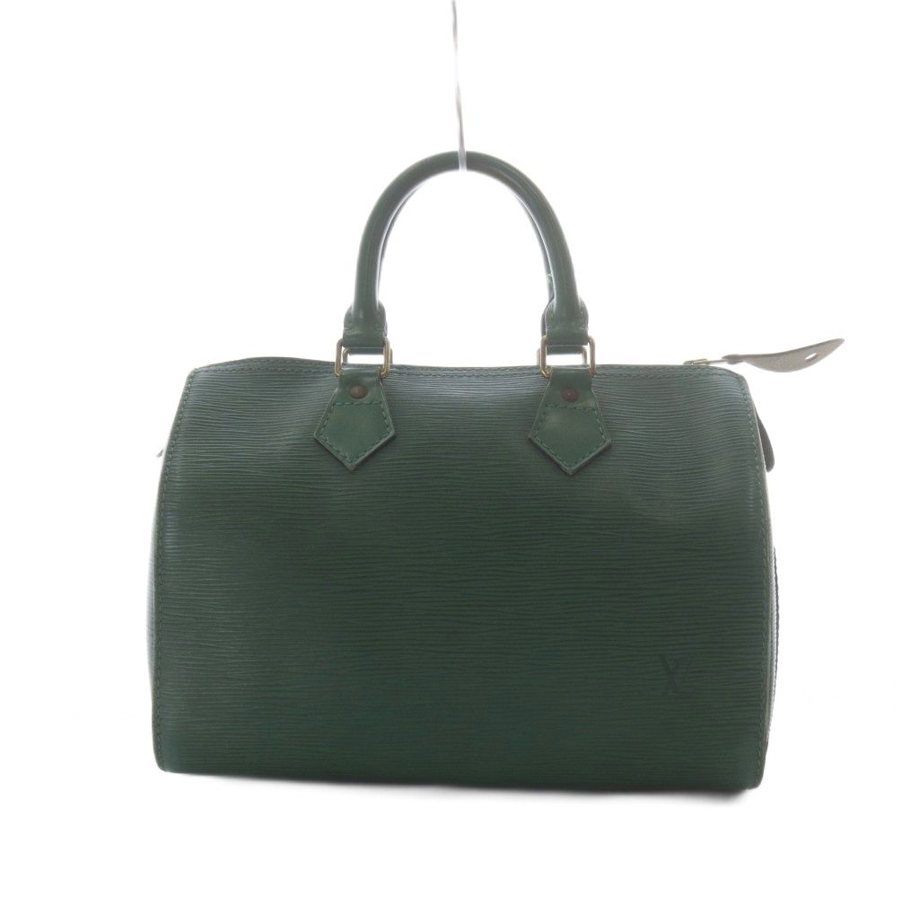 Louis Vuitton Speedy 25 Epi Mini Boston Bag Green Leather RI — view 2