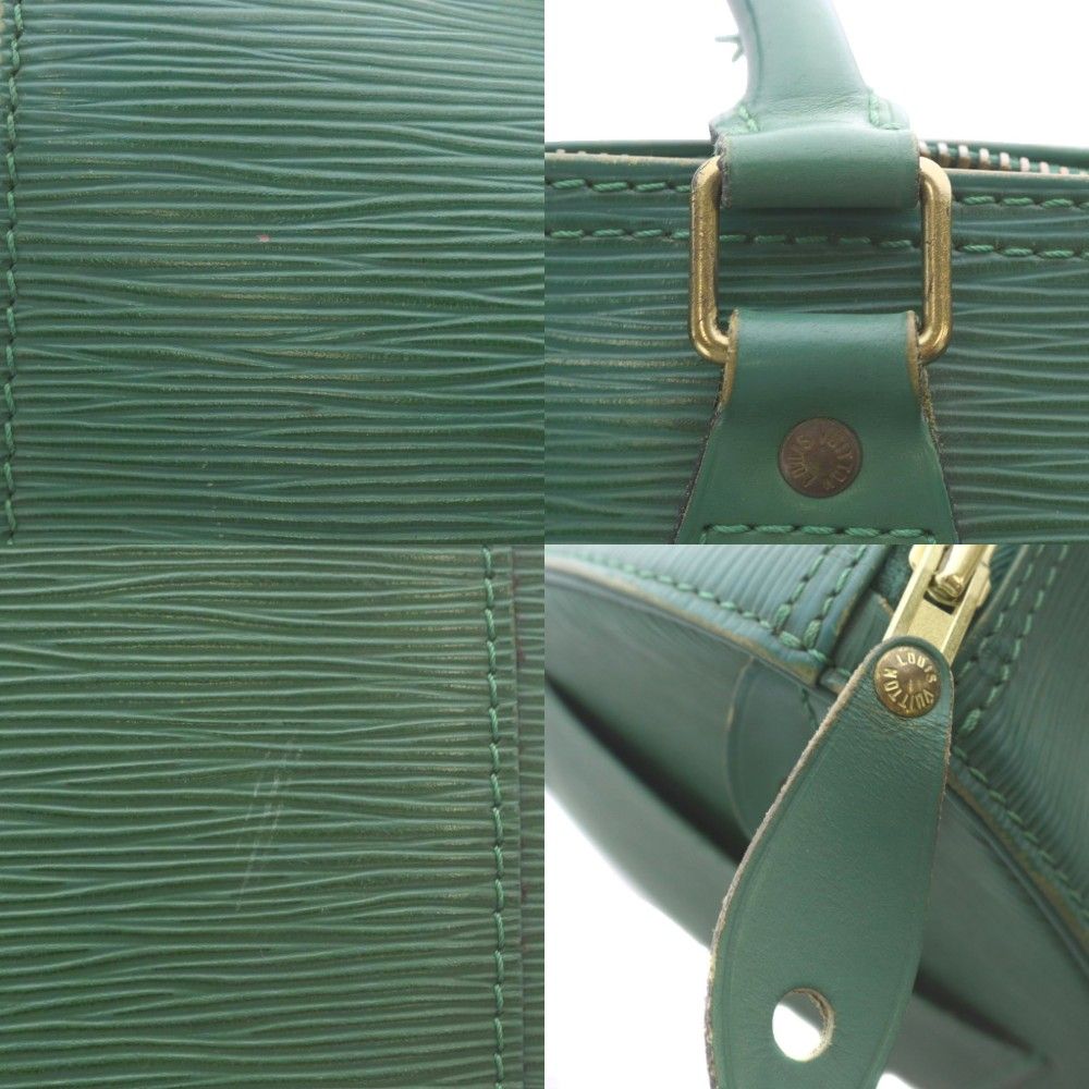 Louis Vuitton Speedy 25 Epi Mini Boston Bag Green Leather RI — view 8