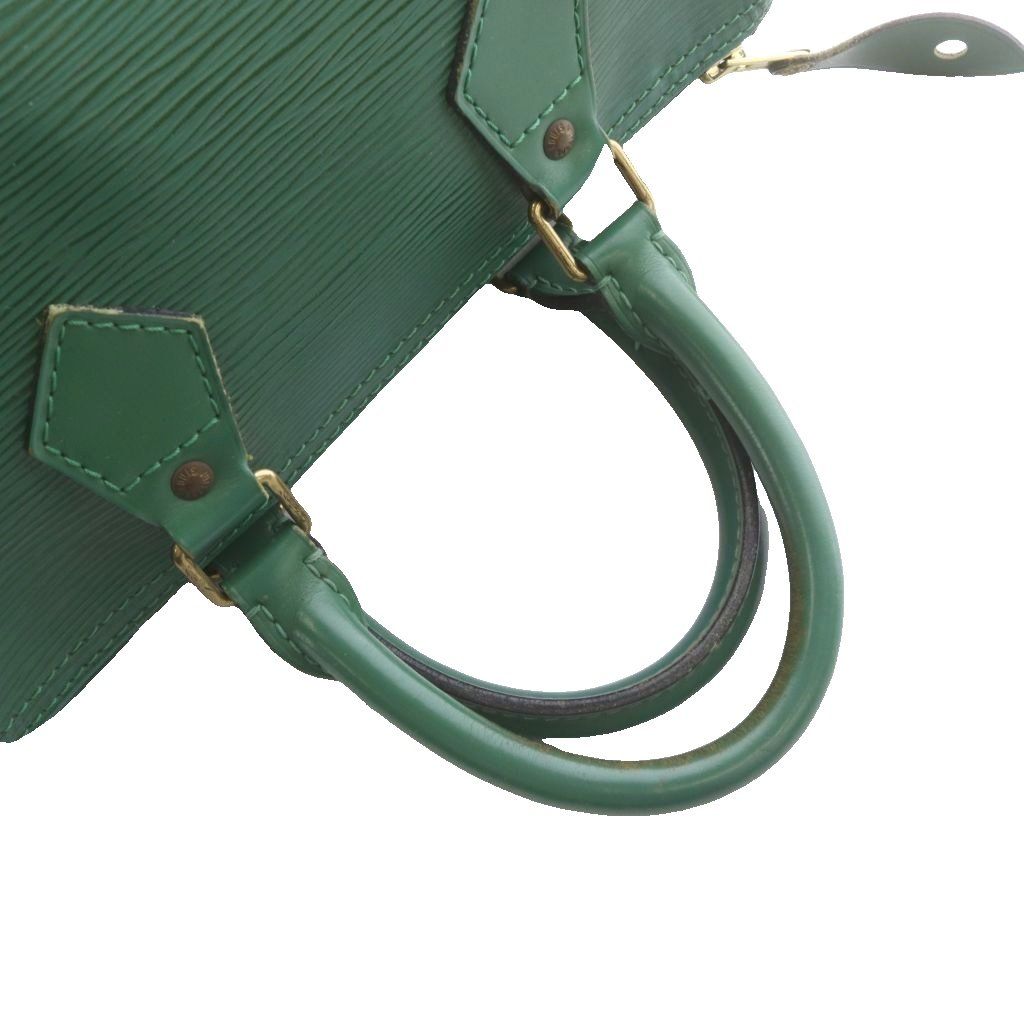 Louis Vuitton Speedy 25 Epi Mini Boston Bag Green Leather RI — view 5