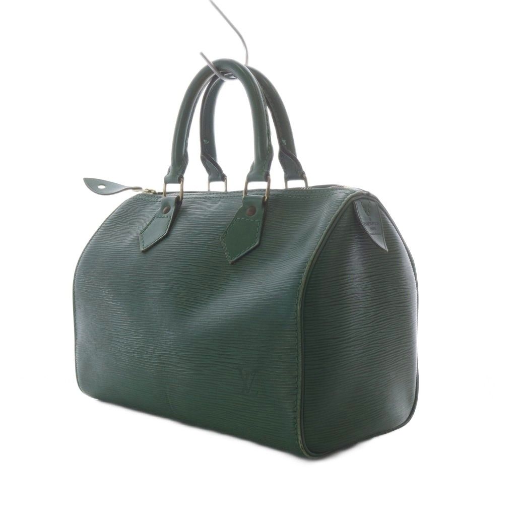 Louis Vuitton Speedy 25 Epi Mini Boston Bag Green Leather RI — view 3