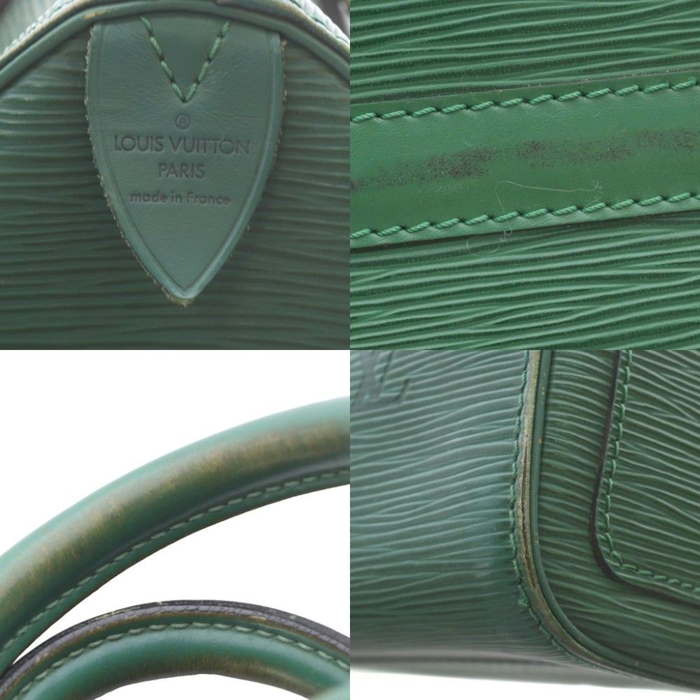 Louis Vuitton Speedy 25 Epi Mini Boston Bag Green Leather RI — view 7