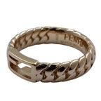 Fendi Bucket Ring FF Logo Accessory Gold Plated — view 8