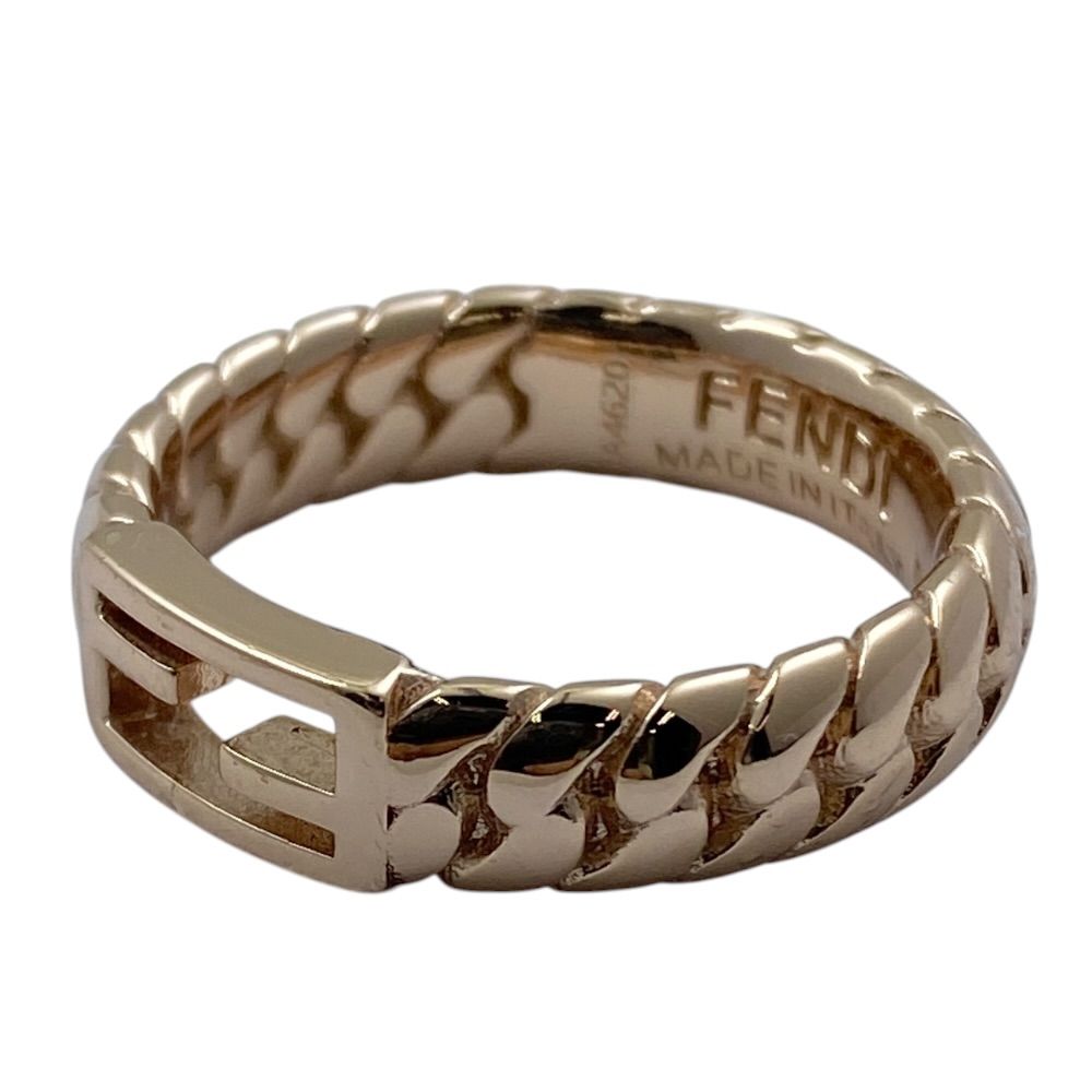 Fendi Bucket Ring FF Logo Accessory Gold Plated — view 8