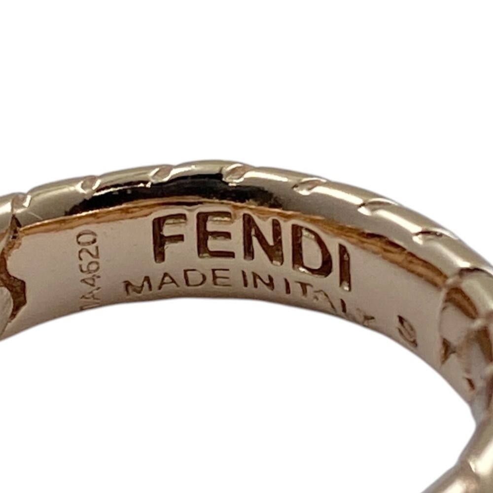 Fendi Bucket Ring FF Logo Accessory Gold Plated — view 7