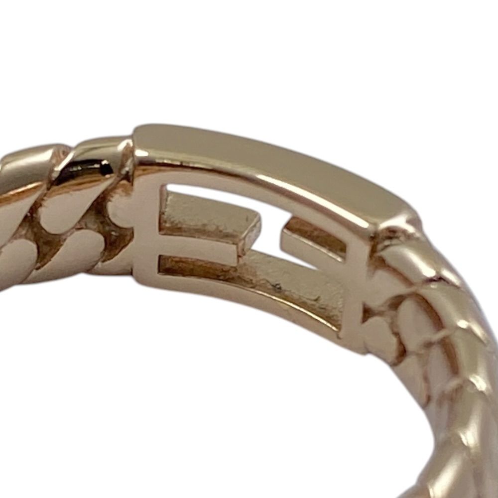 Fendi Bucket Ring FF Logo Accessory Gold Plated — view 6
