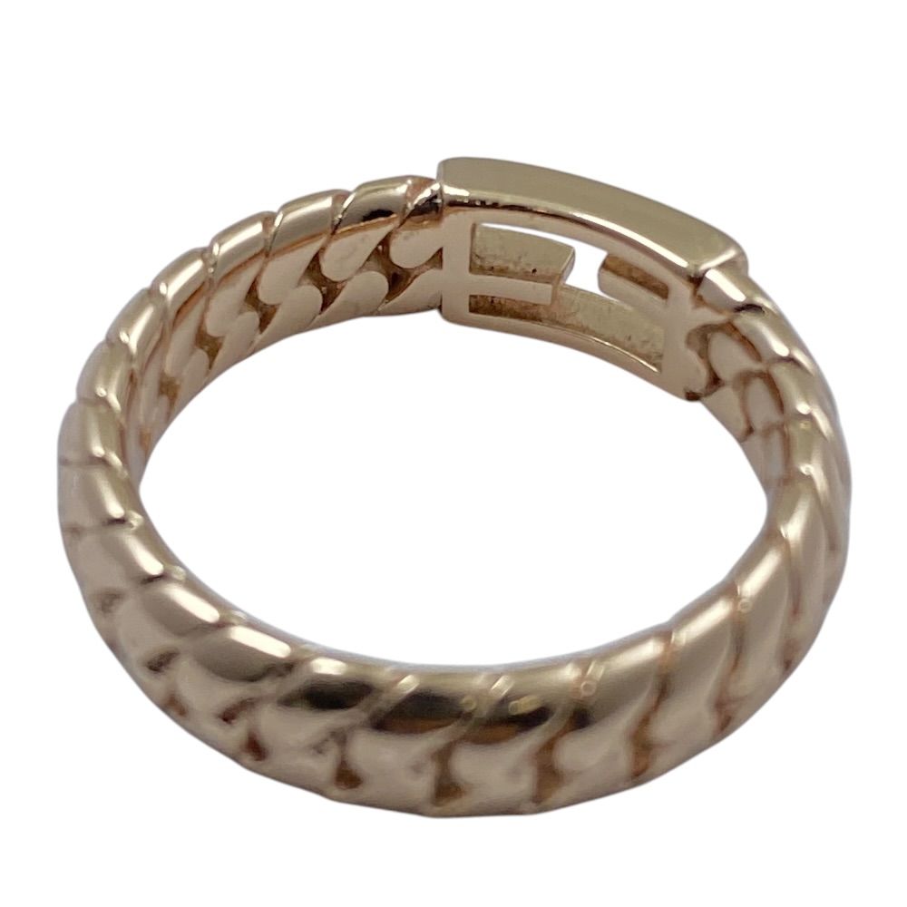 Fendi Bucket Ring FF Logo Accessory Gold Plated — view 5