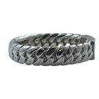 Fendi Bucket Ring FF Logo Accessory Silver — view 4
