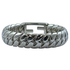 Fendi Bucket Ring FF Logo Accessory Silver — view 3