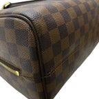 Louis Vuitton Damier Nolita Boston Bag Leather Brown Lightweight Capacity — view 6