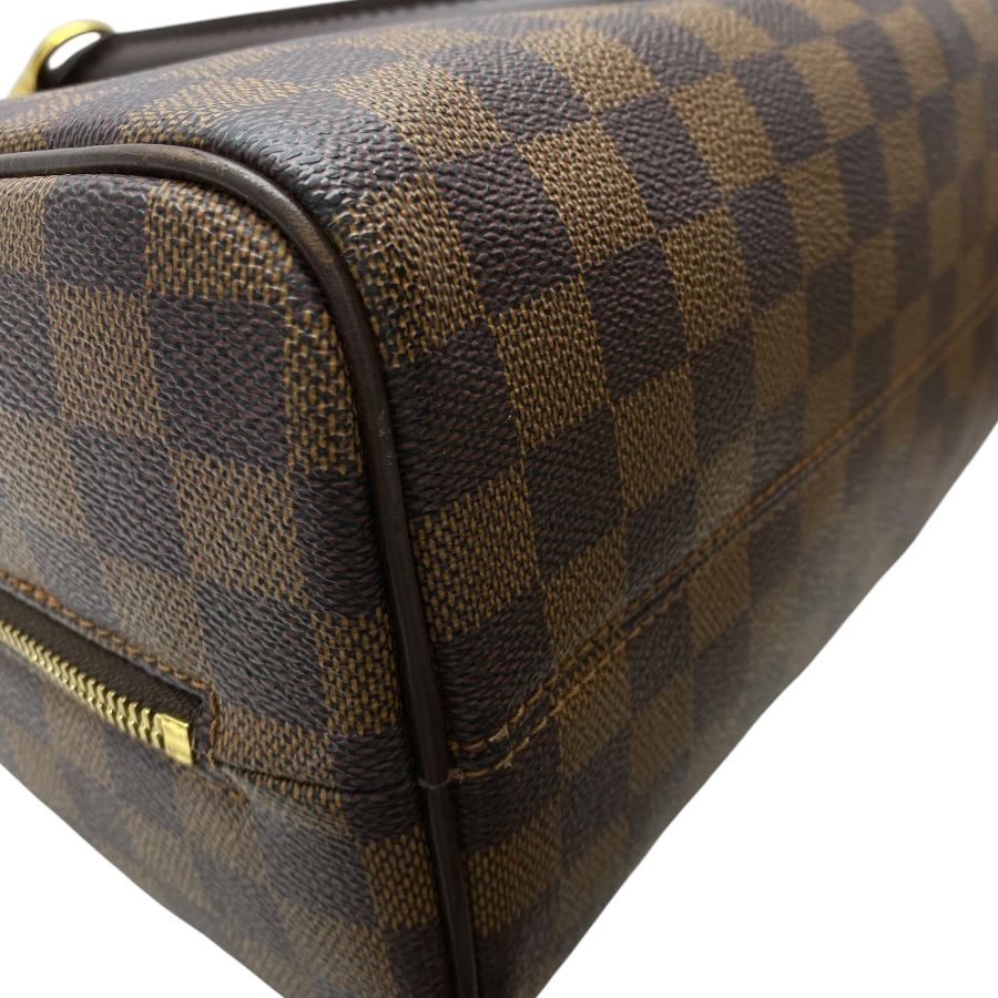 Louis Vuitton Damier Nolita Boston Bag Leather Brown Lightweight Capacity — view 6
