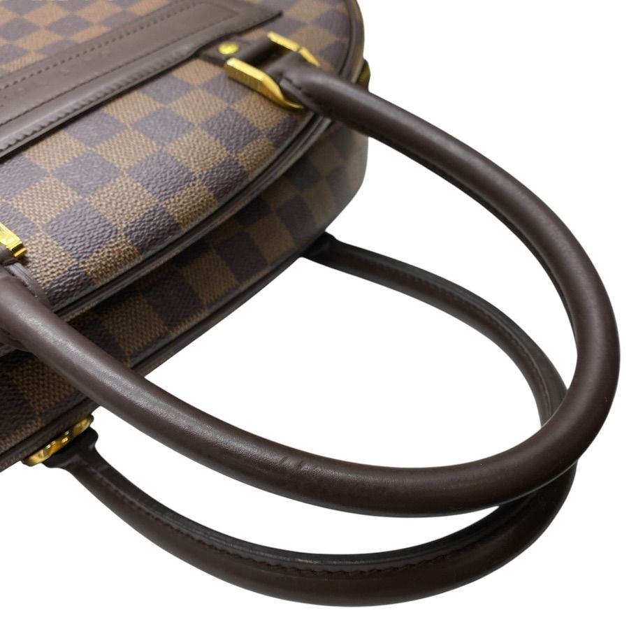 Louis Vuitton Damier Nolita Boston Bag Leather Brown Lightweight Capacity — view 3