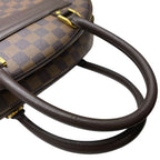 Louis Vuitton Damier Nolita Boston Bag Leather Brown Lightweight Capacity — view 3