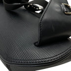 Louis Vuitton Epi Bum Bag Leather Black Yellow Lightweight Capacity — view 6