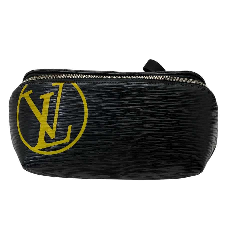 Louis Vuitton Epi Bum Bag Leather Black Yellow Lightweight Capacity