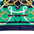 Hermes Carre 90 Silk Scarf Yellow Gold Significant 100% Aprons Doll — view 7