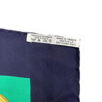Hermes Carre 90 Silk Scarf Yellow Gold Significant 100% Aprons Doll — view 8