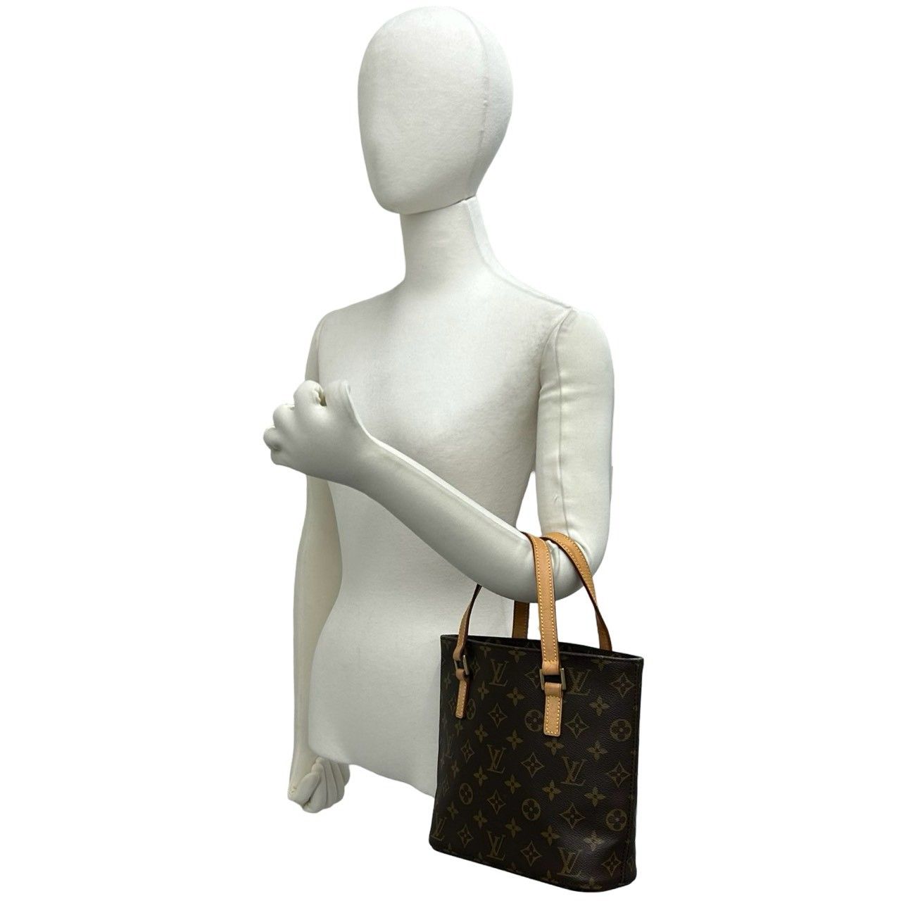 Louis Vuitton Vavin PM Monogram Leather Handbag Mini Tote Brown — view 2