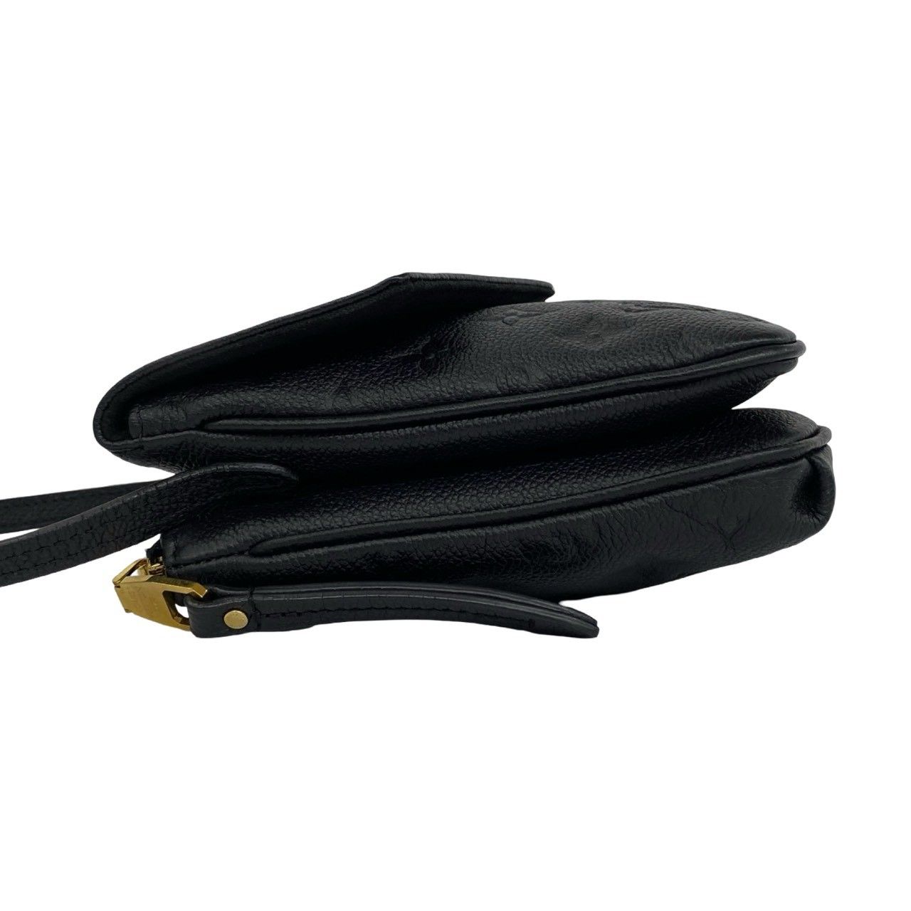 Louis Vuitton Monogram Empreinte Leather Shoulder Bag Black — view 5