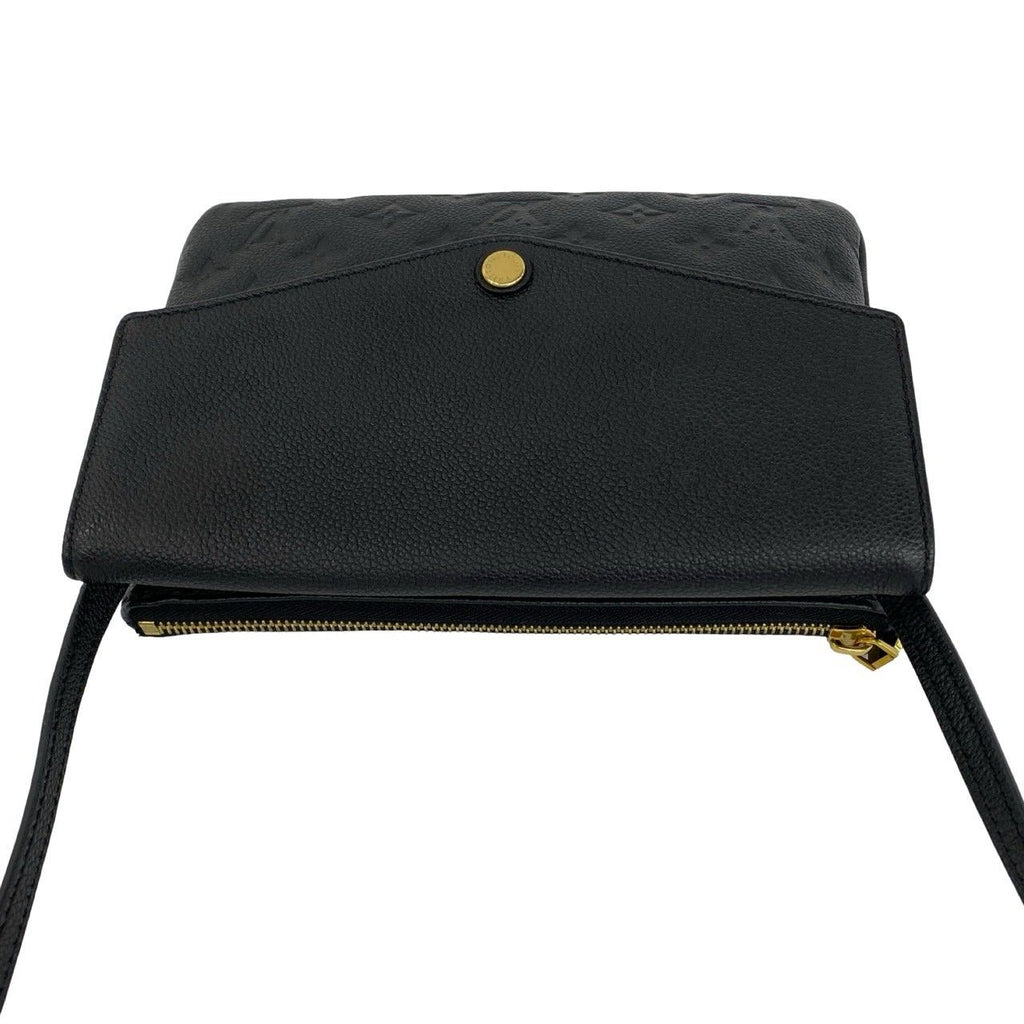 Louis Vuitton Monogram Empreinte Leather Shoulder Bag Black — view 4