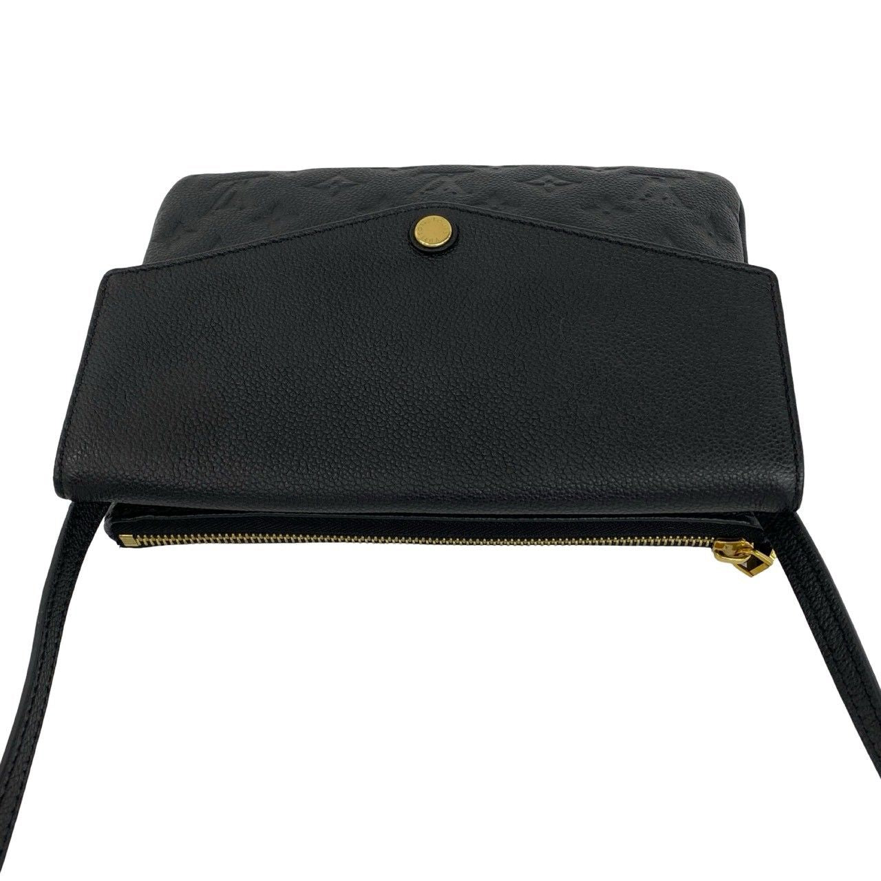 Louis Vuitton Monogram Empreinte Leather Shoulder Bag Black — view 4