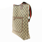 Gucci Sherry Tote Shoulder Bag Brown Leather — view 2