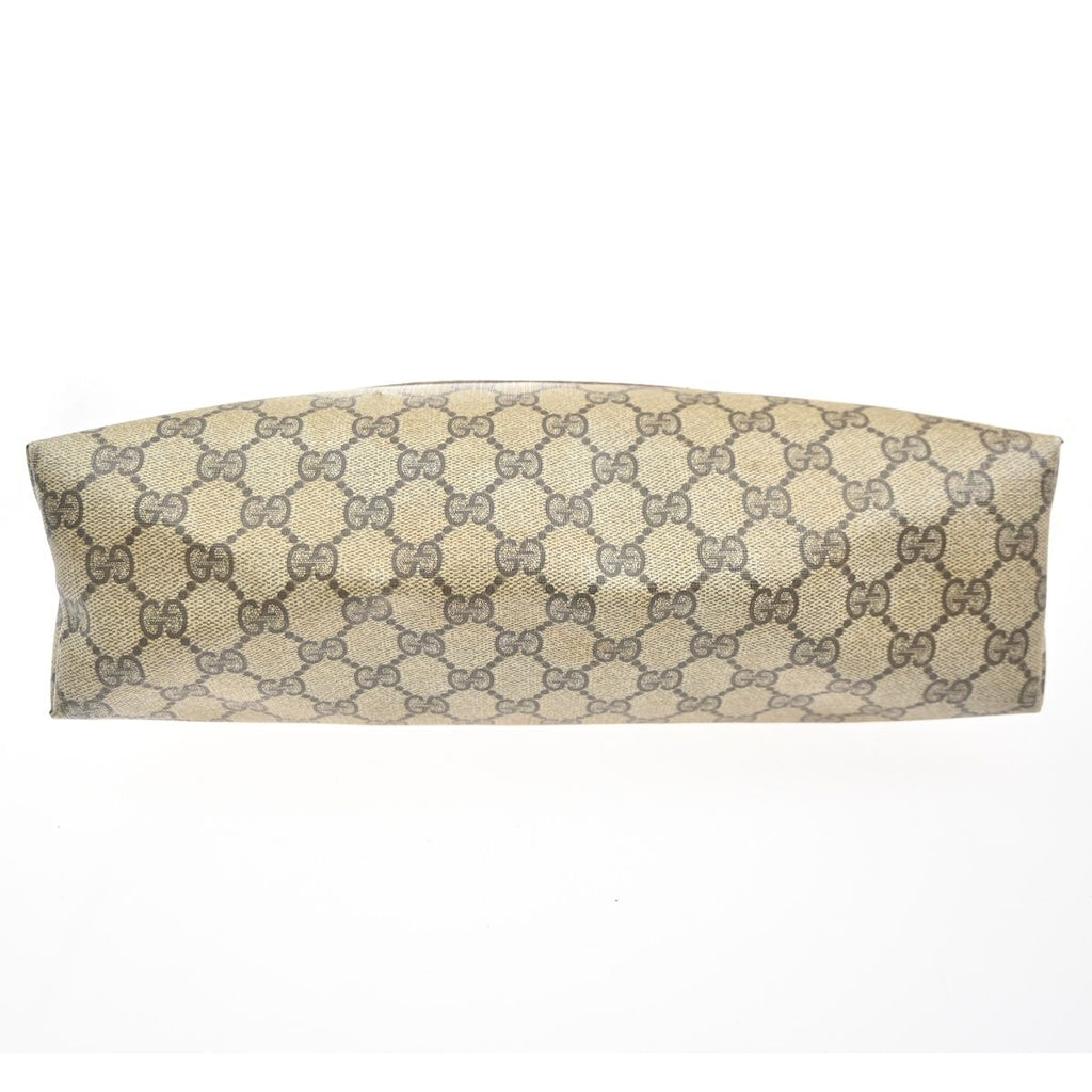 Gucci Sherry Tote Shoulder Bag Brown Leather — view 7