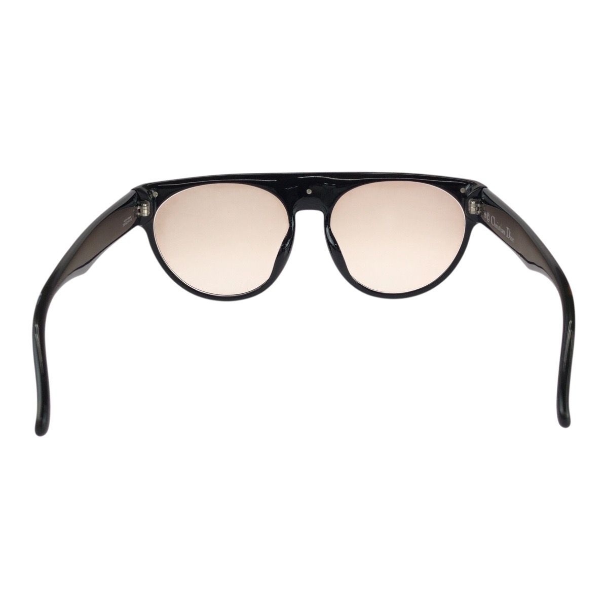 Dior Vintage Black Gold Acetate 80 Sunglasses Frame Eyewear — view 3