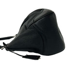 Prada Log Leather Tote Shoulder Bag Black with Key — view 5