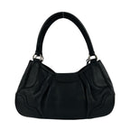 Prada Log Leather Tote Shoulder Bag Black with Key — view 3