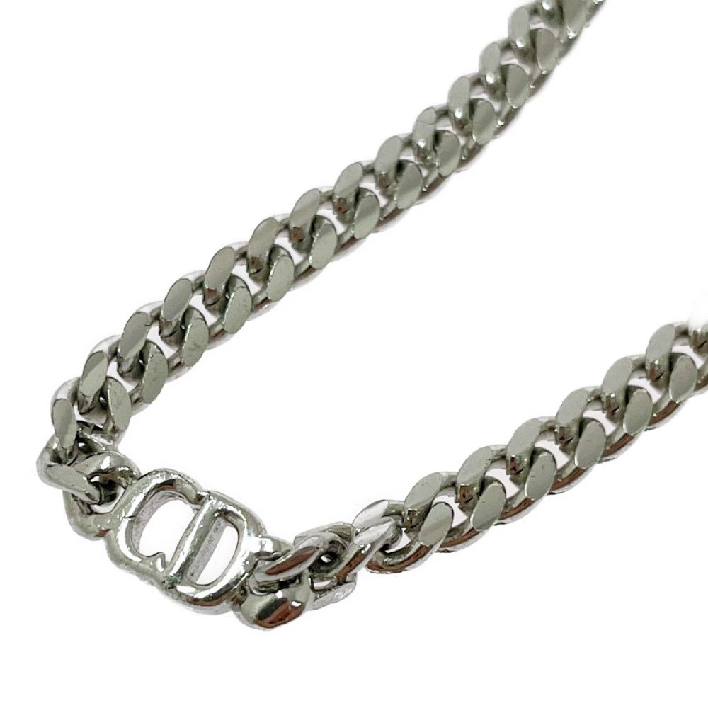Dior Metal CD Logo Silver Bracelet — view 3