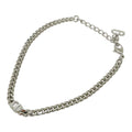 Dior Metal CD Logo Silver Bracelet