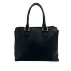 Prada Logo Saffiano Leather 2-Way Shoulder Bag Mini Tote Black — view 3