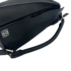 Loewe Puzzle Anagram Logo Leather 2-Way Shoulder Bag Black — view 4