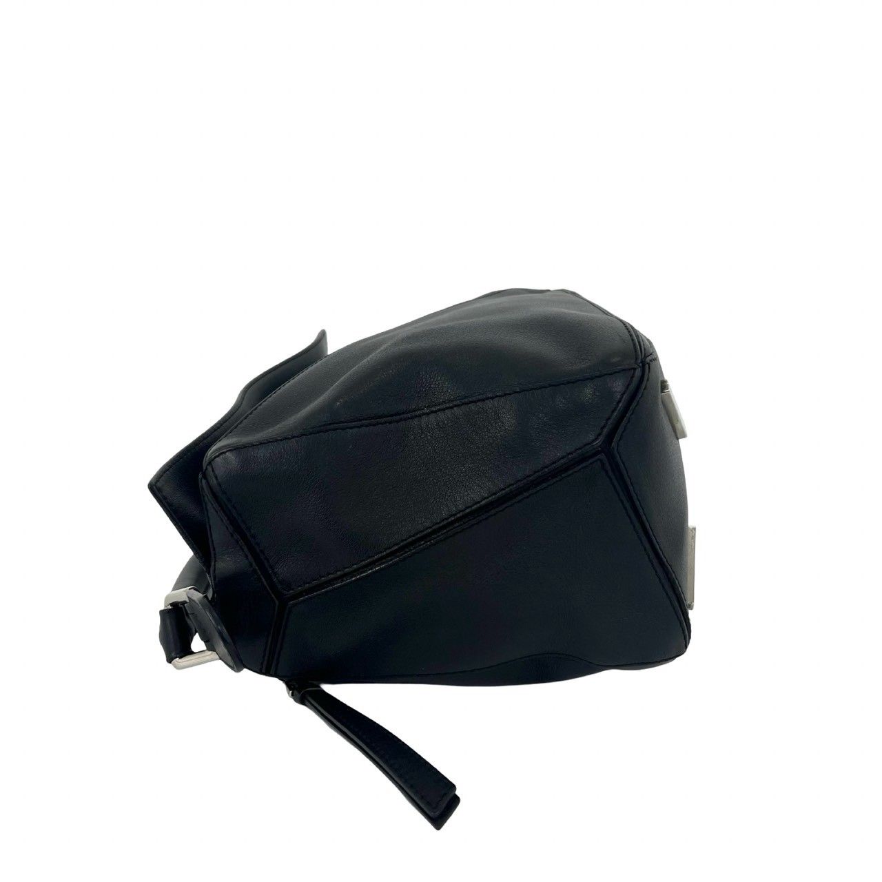 Loewe Puzzle Anagram Logo Leather 2-Way Shoulder Bag Black — view 5