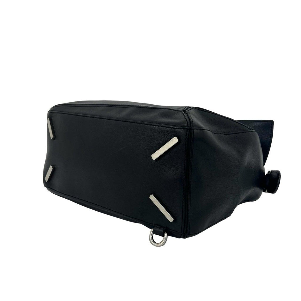 Loewe Puzzle Anagram Logo Leather 2-Way Shoulder Bag Black — view 8